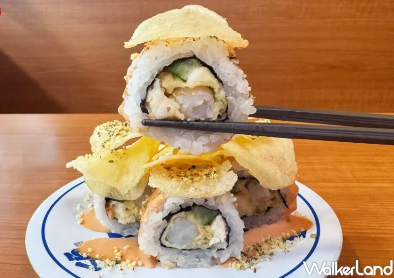 洋芋片壽司！藏壽司X樂事洋芋片炸蝦卷，跨界甜點「洋芋片巧克力霜淇淋」必朝聖。