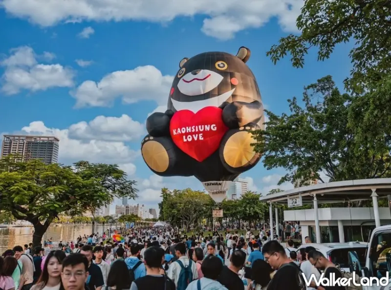 2025高雄愛月熱氣球高雄升空！中秋、雙十連假在宛如土耳其的月世界與愛河畔體驗浪漫感動。