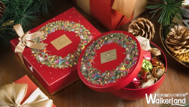 GODIVA聖誕節巧克力 / WalkerLand窩客島提供