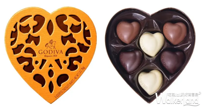 情人節限定GODIVA巧克力 / WalkerLand窩客島整理提供 未經許可不可轉載