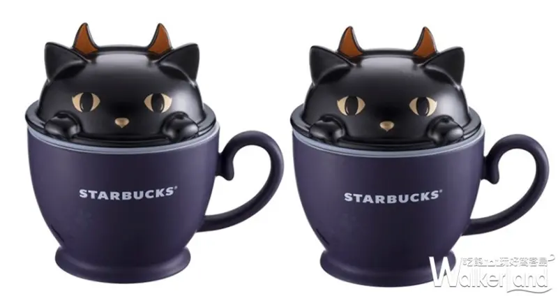星巴克萬聖節限定「黑貓馬克杯」 / WalkerLand窩客島提供