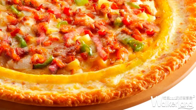 必勝客 流金起司餅皮 龍家瘋培根  / WalkerLand窩客島提供