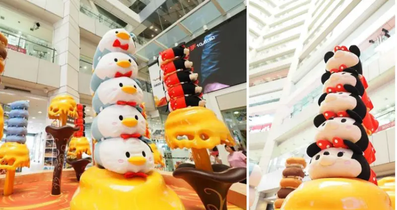 【台中IG拍照景點】Tsum Tsum 玩轉派對 ，可愛爆表。台中大魯閣新時代購物中心，只到10月22日喔！