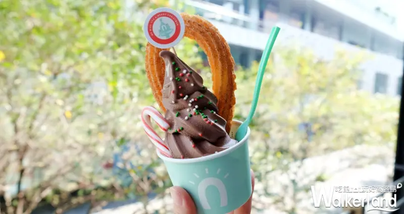 Street Churros 吉拿圈 聖誕節限定「巧克力霜淇淋」/ WalkerLand窩客島提供