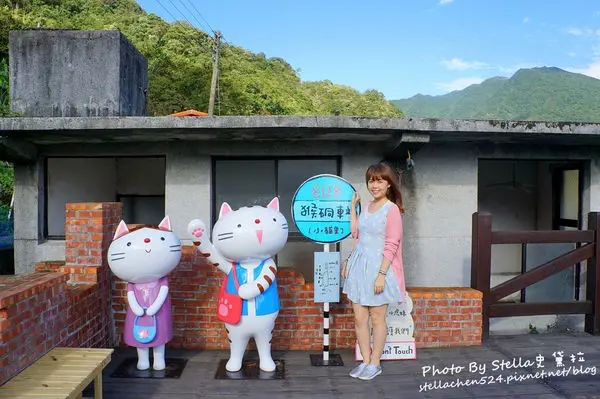 【新北市-瑞芳】貓村新風貌!!貓橋、貓咪資訊站、貓咪公車站牌、貓家族公仔、貓咪壁畫、鋼琴樓梯