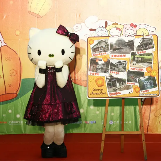 三麗鷗明星們到平溪看天燈節啦！9個拍照點讓你和Hello Kitty、大耳狗、布丁狗、帕恰狗在2018平溪天燈節一起狗年行大運。