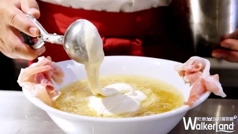 Due Italian台灣一號店 黃金鹽味起司拉麵/ WalkerLand窩客島提供