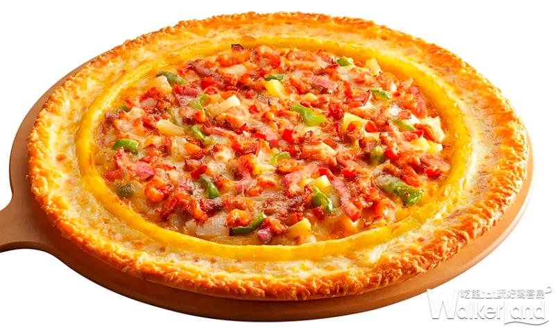 必勝客 流金起司餅皮 龍家瘋培根  / WalkerLand窩客島提供