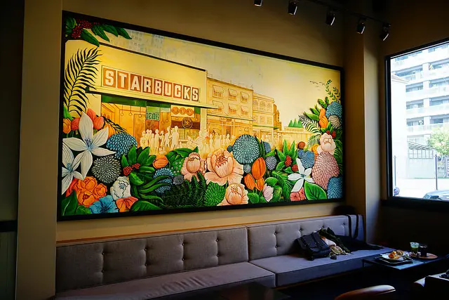 星巴克特色門市「星巴克咖啡 Starbucks Coffee (美術願景店)」 /美食窩客  豬扒飽 提供