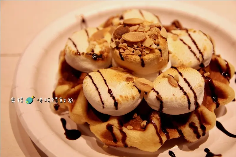 【台北松山】MR.PAPA Waffle & Cafe  × 比利時鬆餅咖啡專賣店 松山火車站店｜鬆餅咖啡下午茶小資族最愛的銅板甜點，壞心情掰掰 @ 米特，味玩待敘