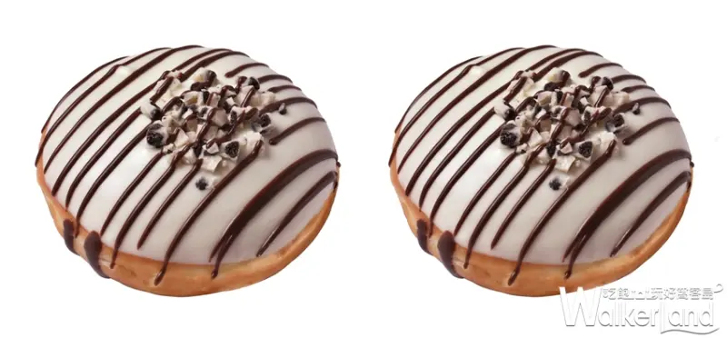 Krispy Kreme 白巧克力碎片夾心貝甜甜圈 / WalkerLand窩客島提供