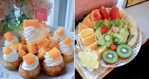 『HANA cafe Ｘ魔王』新北板橋區 鄉村風咖啡廳 夏季限定芒果鬆餅/三明治/下午茶 捷運板橋站/環球購物中心『內文有店家資訊與菜單』