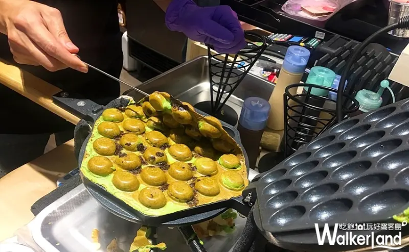 中壢大江美食「Bubble House波波食堂雞蛋仔專賣店」 / WalkerLand窩客島提供