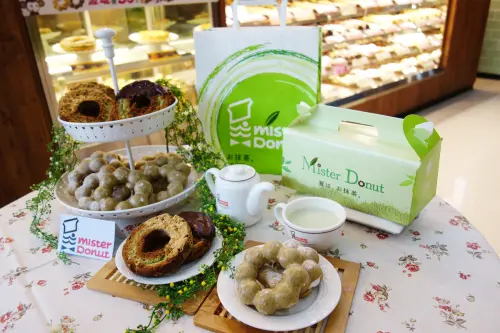 與日本同步零時差！Mister Donut 抹茶甜甜圈新鮮上市，綠色風潮來襲！