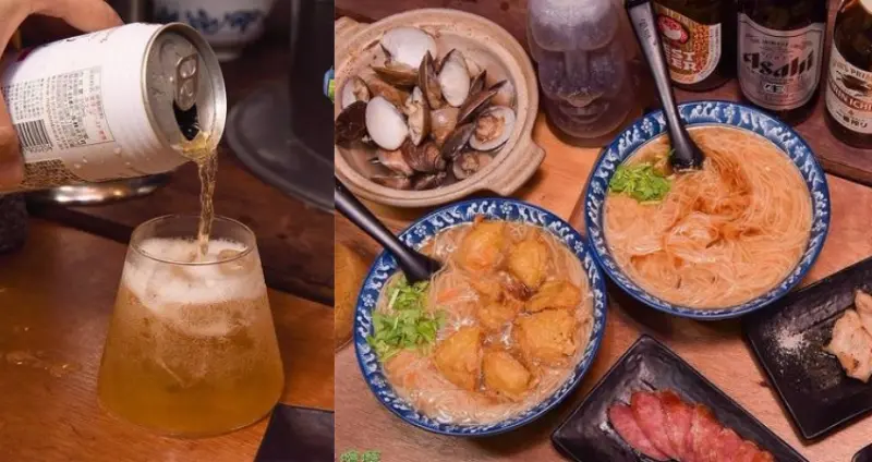 【食-新竹東區】享初食堂❤鹽酥雞配麵線,蹦出創意新滋味❤異鄉游子傳承池上母親的好手藝❤東門市場內的麵線居酒屋