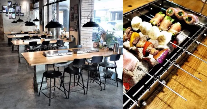 【台中西區 串燒 】  爵 旋轉串燒 燒烤 ,自動旋轉烤爐 好玩又有趣 , 台中僅此一家