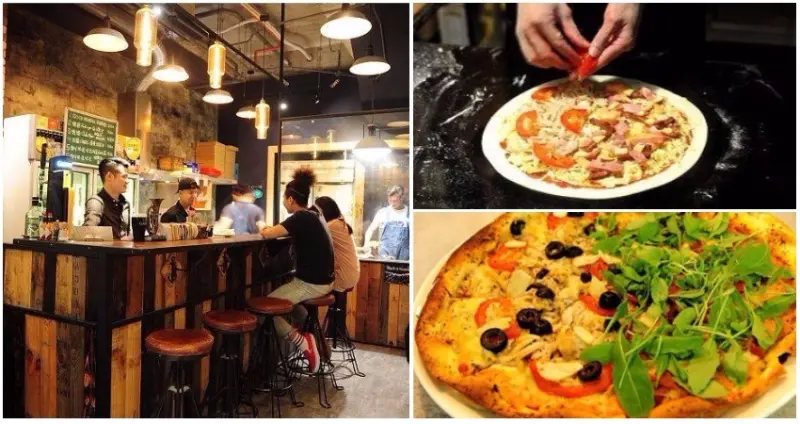 新竹關新路 Dock Pizza & Bar 道可小酒館餐酒館。下班後喝杯異國精釀啤酒搭配南義脆皮披薩美食