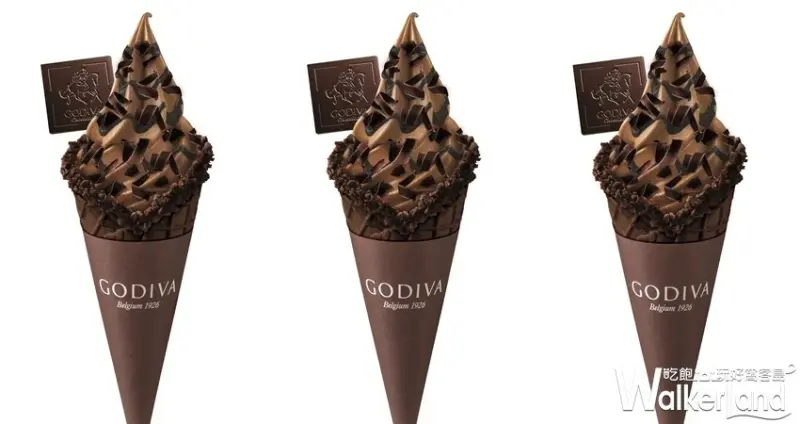 GODIVA「臻選濃醇黑巧克力味霜淇淋」 / WalkerLand窩客島提供