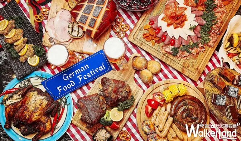 德國美食節一定要吃到飽！台北西華飯店B-one自助餐廳推出全新「德國美食節」，正宗道地德國烤豬腳、慕尼黑烤雞全部吃到飽。