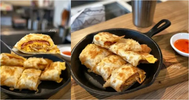 雨田+|新店七張捷運站．早餐早午餐下午茶．假日大排長龍．巷弄美食．鐵鍋蛋餅．牽絲起司吐司盒子