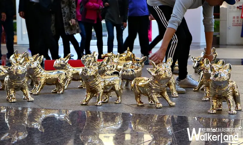 「狗來旺」環保藝術品 / WalkerLand窩客島整理提供