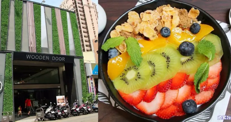 南屯|木門咖啡，台中美食兼IG拍照熱門餐廳。 - 微笑Joe幸運