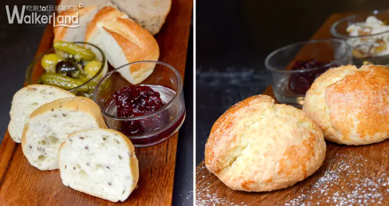 綜合麵包盤和英式鬆餅