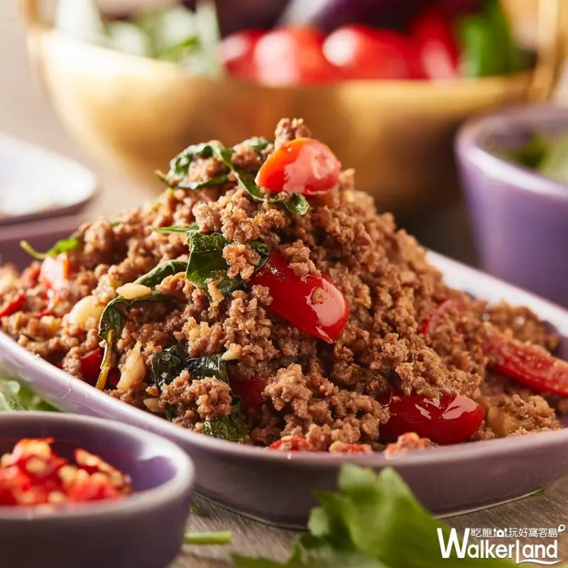 堪稱最強泰菜NARA Thai Cuisine插旗新竹巨城SOGO！極度下飯「打拋系列」新竹人搶先吃，保證讓你一次扒十碗飯。