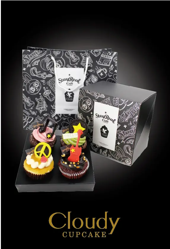 杯子蛋糕也能這麼潮！StayReal Café X Cloudy Cupcake 跨界聯名合作