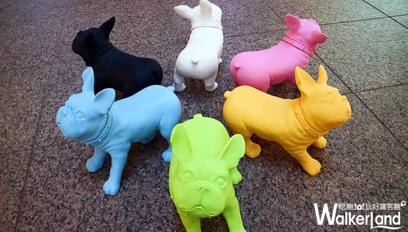 「狗來旺」環保藝術品 / WalkerLand窩客島整理提供