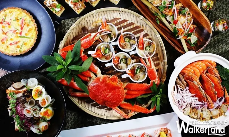 秋蟹吃到飽大戰正式開吃！美麗信花園酒店推出「食蟹狂饗」美食節，10款不同肥美螃蟹吃到飽、吃到停不下來。