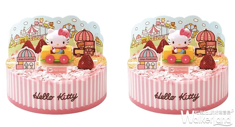 85˚C Hello Kitty 聖誕公仔蛋糕  / WalkerLand窩客島提供