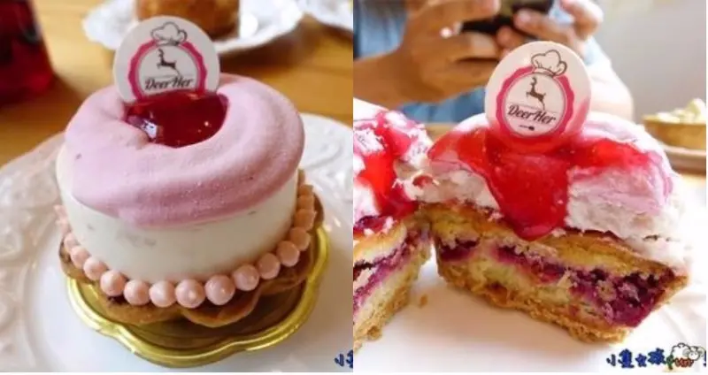 [彰化和美食記]彰化甜點/彰化喜餅推薦！DeerHer甜點廚坊-少女心大爆發的花牆、唯美夢幻的氣泡飲、用料實在的甜點，適合女孩子/情侶的聚會好去處，另可客製手工餅乾喜餅裡盒！