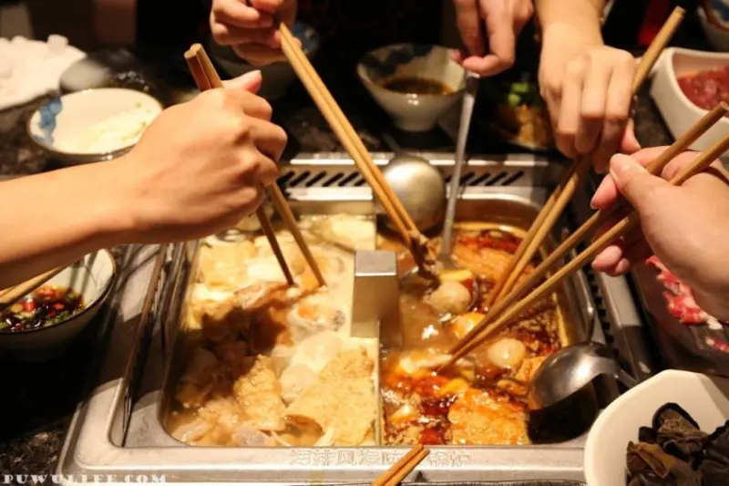 噗舞 曾在 海底撈火鍋