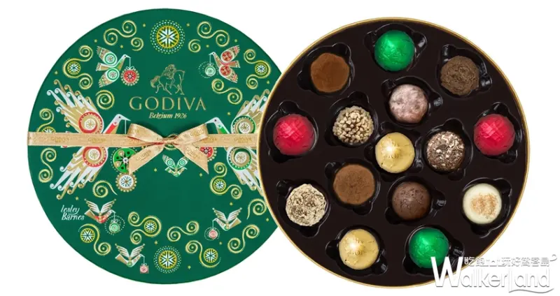 GODIVA 聖誕節限定巧克力/ WalkerLand窩客島提供