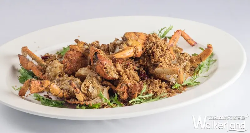 台南大員皇冠假日酒店 彩豐樓 豐味焗螃蟹   / WalkerLand窩客島提供