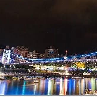 [北部旅遊] 新店碧潭吊橋光雕秀．盛夏光譜音樂會