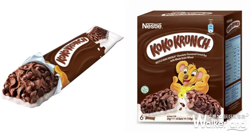 KOKO KRUNCH®雀巢可可脆片穀物棒 / WalkerLand窩客島整理提供