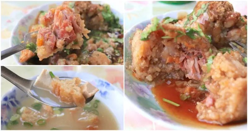 吃。台南｜友愛市場古早口味。老字號小吃「郭家肉粽」。