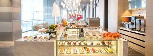 捷運南港展覽館x親子餐廳吃到飽||寒舍樂廚 好吃的甜點在這裡 親子城堡好威 帶小孩也能安心吃