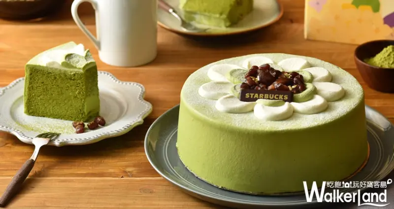 星巴克 母親節抹茶蛋糕 / WalkerLand窩客島提供