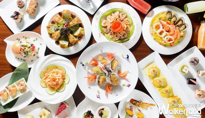 不能只讓你吃到飽！美麗信「雨林」餐廳推出夏季限定活動，「地中海風味美食節」繽紛百匯無限供應。