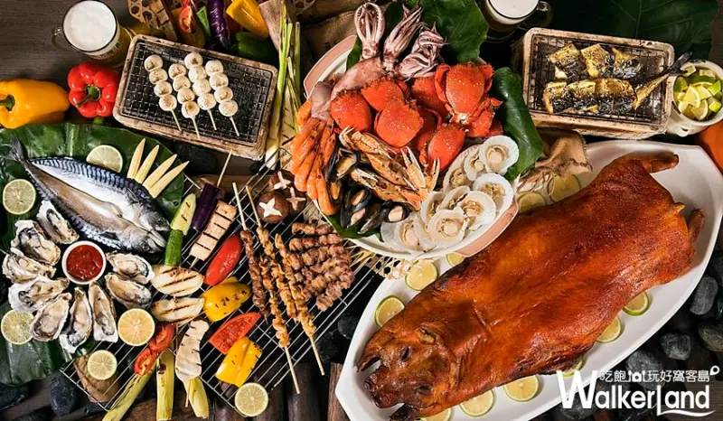 吃到飽再升級！期間限定只有三天，凱達大飯店推出「霸氣海陸中秋饗宴吃到飽」活動，再加碼加碼限量供應一整隻「烤乳豬」。
