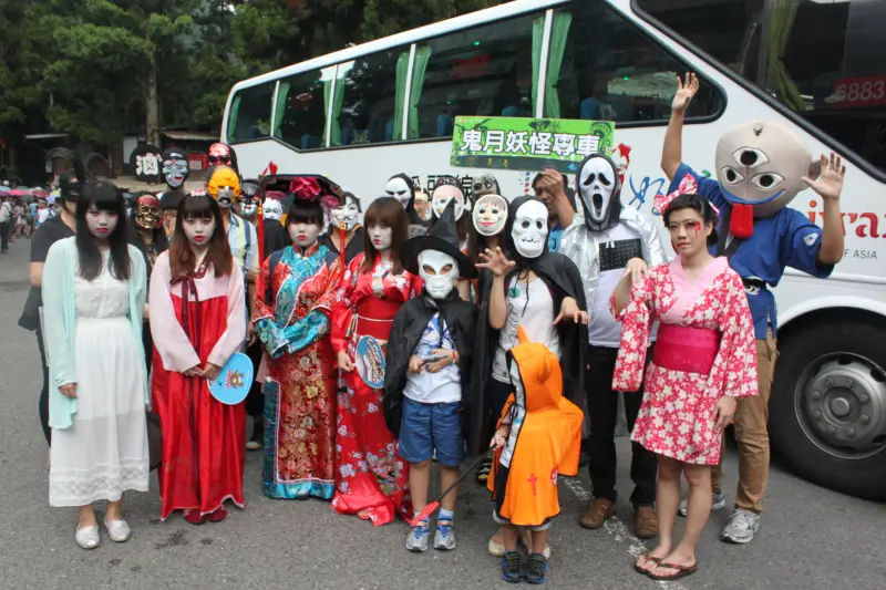 好刺激！前進南投「妖怪假面嘉年華」，臺灣好行溪頭線妖怪專車啟程！