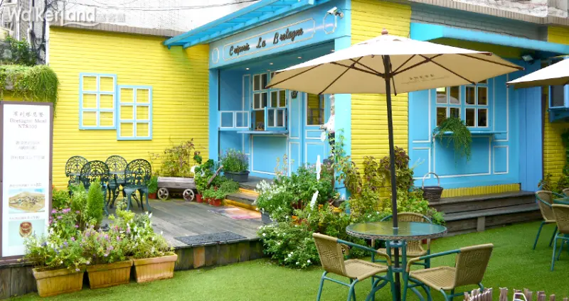 法蕾薄餅屋 天母 可麗餅 法式 戶外庭園有濃厚異國氛圍