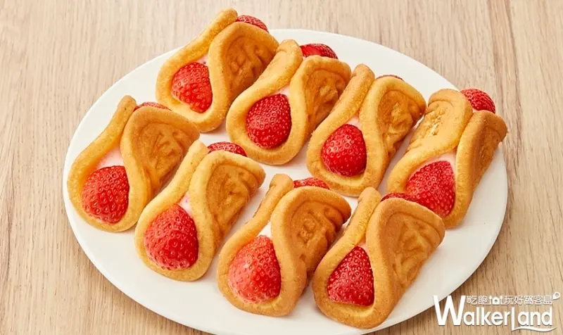 全聯草莓季「草莓卡士達蛋糕」/ WalkerLand窩客島提供