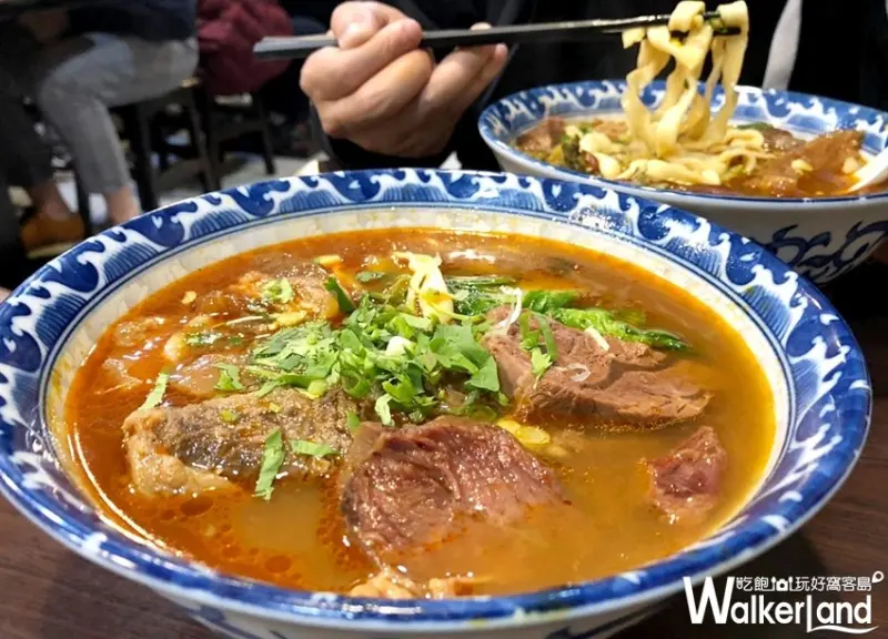 「牛肉麵.雞湯」插旗信義區 / WalkerLand窩客島整理提供 未經許可不可轉載