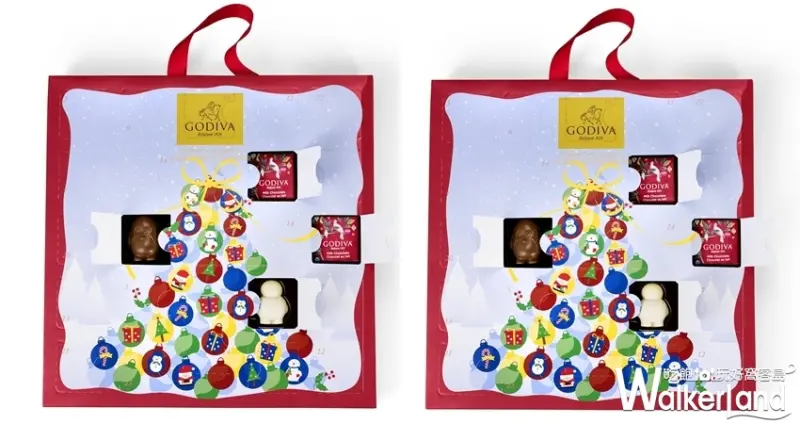 GODIVA聖誕節巧克力 / WalkerLand窩客島提供
