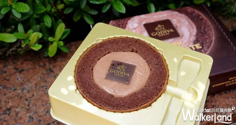 GODIVA、7-ELEVEN「GODIVA黑巧克力慕絲蛋糕」 / WalkerLand窩客島提供
