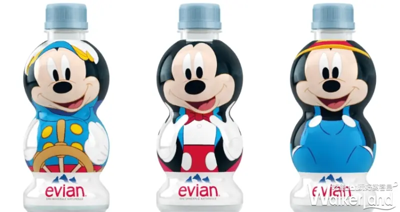 evian米奇90週年限定造型礦泉水 / WalkerLand窩客島提供